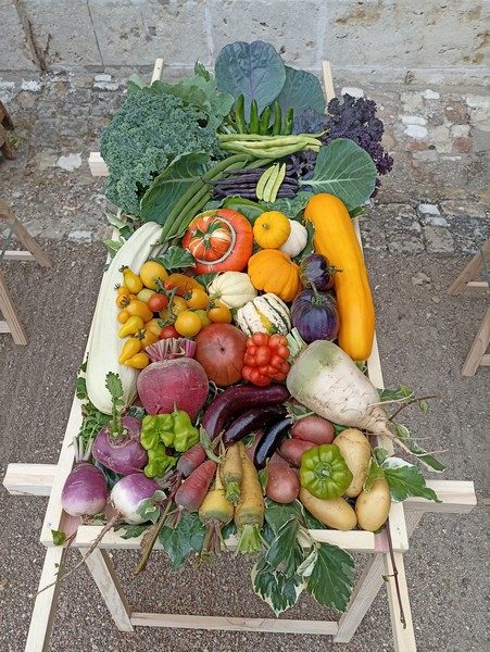 Brancard de légumes pour Saint Fiacre